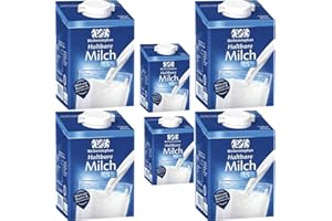 ‎PUFAI Weihenstephan Haltbare Milch 1,5% 500 Mililiter x 6 Stück mit Pufai kostenlosem Überraschungsgeschenk