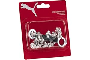 PUMA Replacement Studs - Tacchetti di ricambio per calcio, 4 x 13 / 8 x 11 mm, con chiave di montaggio