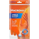 Macro Max Large Size Large Size Cleaning Gloves with Cotton Inner Surface and Anti-Slip Pattern
