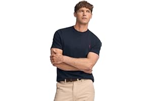 Polo Club Maglietta Basic Cotone con Logo Ricamato Uomo - T-Shirt for Men