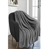 Mulberry Antrasit Wellsoft Tv Battaniye 100x170 Cm-F&uuml;me