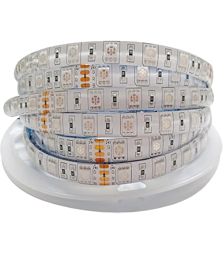 SeKi LED Streifen 5m, 5mm Schmal, Warmweiß 3000K – Superflexibles Band Für Coole Lichtakzente