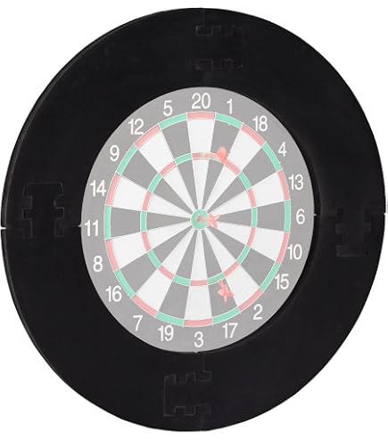 Tapis De Fléchettes Bullet 237x80 Cm – Antidérapant – Protection Sol – Check Out Imprimé – Tournoi – Rouge, Gris Ou Bleu