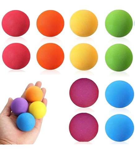8 Stück Schaumstoffbälle 5cm - Softbälle Aus EVA Für Kinder | Bunt Gemischt