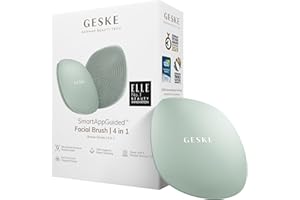 GESKE | Cepillo Facial SmartAppGuided™ 4 en 1 de Limpieza Profesional | Dispositivo de Silicona Suave para la Piel