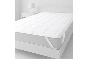 GENTLE NORTH Matratzenschoner 100x200 cm - Matratzenauflage für Matratzen bis 30cm - Bei 60°C waschbar & Öko-Tex Zertifiziert für mehr Hygiene im Bett - Unterbett als Schutz für Boxspringbett & Topper