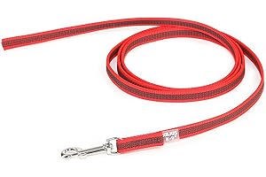 JULIUS-K9 Correa IDC Color & Gray sin asa, 14 mm x 2 m, Rojo-Gris