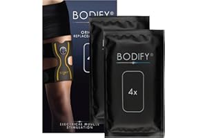 Bodify Set di 2 Cuscinetti di Ricambio Originali (Senza Controller) per EMS Leg Trainer PRO - Allenatore Muscolare delle Gambe per Uomini e Donne