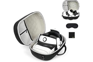 BAOMAEYEA Hard Case for Meta Quest 3S/Quest 3,przenośne etui ochronne do zestawu słuchawkowego dla graczy Meta Quest 3S/Quest 3 i akcesoriów Touch Control,ochrona przed przypadkowymi uderzeniami,upadkami i