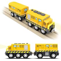 Tren Eléctrico Juguete Niños - Locomotora Con Batería, Conexión Magnética, Compatible Thomas - Para 3 Años