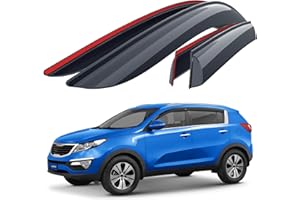 Goodyear Deflectores de Aire para/Compatible con Kia Sportage 2010-2015 deflectores de Viento, Cortavientos Ventana Coche, Adhesivos, 4 Unidades