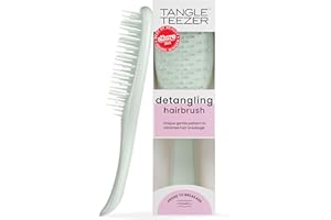 ‎TANGLE TEEZER Tangle Teezer Ultimate Detangler Haarbürste für Nasses & Trockenes Haar – Besonders sanft - Weit Abstehende Borsten für Sanftes & Effektives Entwirren – Weniger Haarausfall & Haarbruch – Eukalyptus
