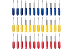 iTYOOS 36 Pezzi Lame per Explore Air 2/Air 3/Maker Expression Lame di Taglio Profonde per Tagliatrice di Tessuti in Vinile per Lame da Taglio Cricut Lame per Il Taglio di Vinile