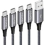 USB Typ C Kabel, RAVIAD [4Pack 0.5M 1M 2M 3M] Nylon Typ C Ladekabel und Datenkabel USB C Schnellladekabel für Samsung Galaxy 