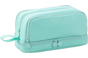 ‎MAILAIN Mailain Federmäppchen Mäppchen für Jungen Mädchen Teenager, Groß Federtasche Federmappe Erwachsene Etui Schule 4 Fächer Pencil Cases (A-Grün)
