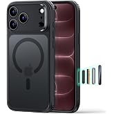 ESR MagSafe iPhone 17 Pro MAX kılıfı Kamera kontrol&uuml;, Mat Siyah | Kamera kontrol&uuml;, sararmaya dayanıklı, ultra ince, d&uuml;şme kor