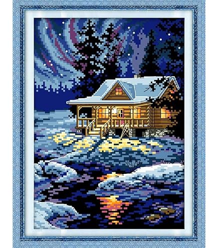 Kit De Broderie Au Point De Croix Estampillé - Gamme Complète