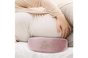 BARST Pregnancy Wedge Pillow for Sleeping, Maternity Wedge Pillow for Back Support, Memory Foam Belly Wedge Pillow for Side Sleeping for Belly Support Pink