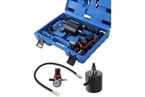 Venussar Estrattore Iniettori Diesel, Estrattore Pneumatico iniettori Diesel, Diesel Injector con Manometro-Display, 19* Adattatore