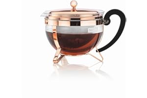 Bodum CHAMBORD Teebereiter (Edelstahlfilter, Edelstahldeckel, 1,3 liters) Kupfer, Rich Copper