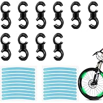 Clip Per Cavi Bici 20 Pezzi - Tipo S, Per Freni E Deragliatore, Plastica Durevole - Foto 12