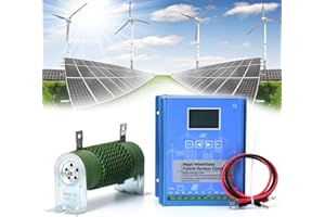 RETRIN 3000W Wind Solar Hybrid Laderegler,12V/24V/48V Mppt Lade Boost Controller Mit LCD Display,Universell Für Netzunabhängige Wind Solar Hybrid Systeme,24V
