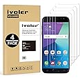 iVoler [4 Pack] Vetro Temperato Compatibile con Samsung Galaxy J7 2017, Pellicola Protettiva, Protezione per Schermo