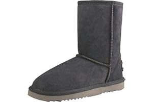 Shenduo Scarpe Donna Invernali - Stivali da Neve Classico a Mezza Gamba Caldo Pelle Scamosciata DA5825