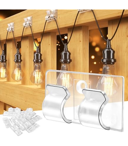 TidyHelper 24 ganci per luci da esterno
