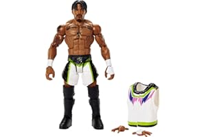 WWE MATTEL WWE Wes Lee Elite Collection Actionfigur, 15,2 cm, bewegliches Sammlerstück, Geschenk für WWE-Fans ab 8 Jahren, mehrfarbig, HDF32