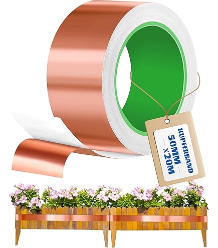 Meetory 3 X Feuille De Cuivre Bande, Ruban De Blindage à Double Adhésif