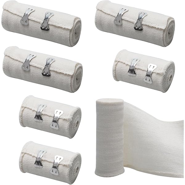 Lot De 100 Clips Pour Bandage Élastique - Métal Aluminium - Pour Maintenir Bandages De Compression, Crêpe - 11