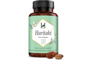 H&C HERBAL INGREDIENTS EXPERT H&C Haritaki Kapseln/Tabletten (Terminalia Chebula) – 750 mg, 150 Stück | Entgiftung & Verjüngung für Vata