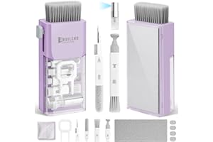 ORDILEND Limpiador Teclado Teclado Kit Limpieza Movil Pantalla Limpiador Teclado Ordenador Herramienta de Pincel para Tableta,computadora, Monitor de PC,Lente de cámara de TV con Spray