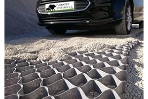 FLORATEX SYSTEMS Geocelda Estabilizador de gravilla 5x10x10 - 10 m2