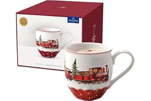 Villeroy & Boch - Annual Christmas Edition Jahresbecher 2025 380 ml Bunt, Kaffetasse Weihnachten, Becher, Weihnachtsbecher Keramik, Geschirr, Sammlerstück, Premium Porzellan