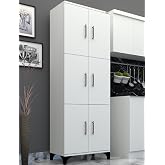 % 100 mdflam &ccedil;ok ama&ccedil;lı kiler,balkon,banyo 6 kapaklı dolap genişlk71cm