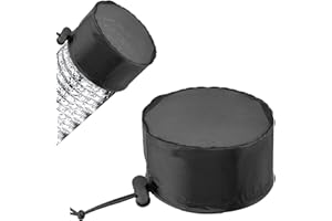 FATIYA 2Pcs 6 Inch Grow Tent Vent Cover Filter, Duct Filter Net with Elastic Band and Fixed Buckled, Black Mesh Screen Shield for Exhaust Fan, Plant Growth, Tent Ventilation