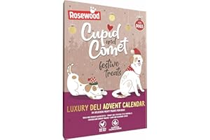 Rosewood Cupid & Comet Luxury Deli Dog Advent Calendar, Dog Treats