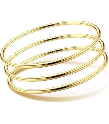 BENECREAT 8-teiliges Armband-Set Aus Edelstahl | Dünne Stapelbare Armbänder 3 Mm Breit | Schmuck Für Damen