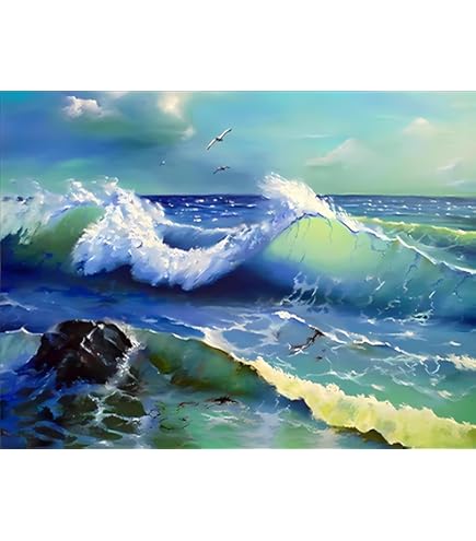 Wingkin Kreuzstich Set Lotus Schwan - Vorgedrucktes DIY Stickbild 40x50cm Für Anfänger