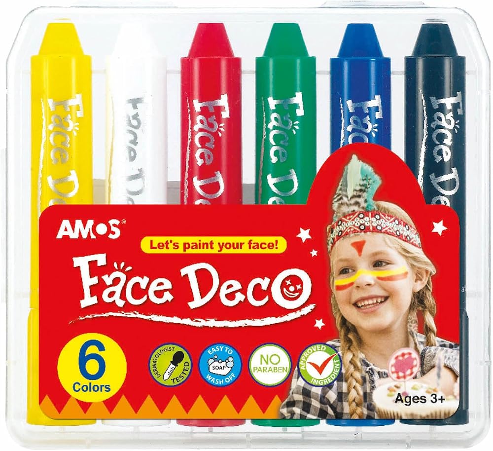 Amos Yüz Boyası 6 Renk