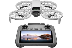 DJI Flip (Control Remoto con Pantalla RC 2), dron con Seguimiento con cámara 4K UHD para Adultos, ‌< 249 g, estabilización en 3 Ejes, despegue Desde la Palma, Tiempo máx. de Vuelo de 31 min