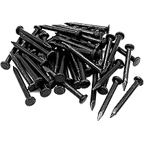 Clous Acier Carbone 1,5 Pouces - Lot De 50 Pour Ciment Et Bois