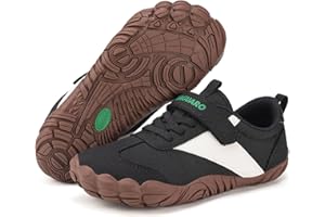 SAGUARO Zapatillas Barefoot Niños Niña Sneakers Minimalista Suaves y Ligeras con Puntera Ancha, Gr.25-36