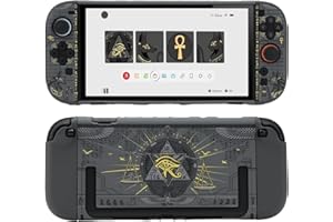 GeekShare Protective Case Compatible with Switch 2, Hard PC Slim Dockable Shell Cover Designed for Switch 2 Game Console and JC Handle Controllers - Mystic Kingdom