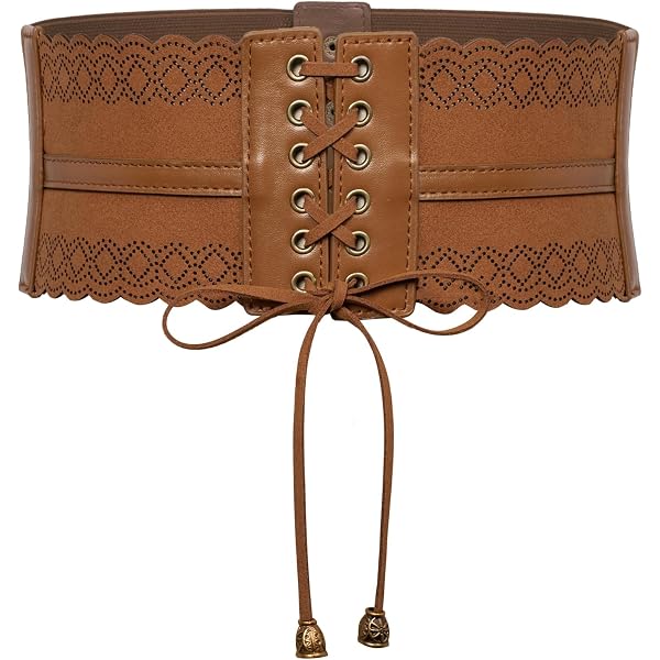 SCARLET DARKNESS Women Wide Elastic Waist Corset Belt with  display picture 1