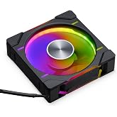 PHANTEKS D30 PWM Regular Airflow D-RGB fan - 120 mm, siyah