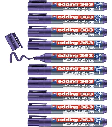 Edding – Pennarello per lavagna Edding 360, ricaricabile, 1,5 – 3