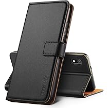 GOKEN Leder-Folio-Hülle Für Realme C21Y / C25Y – Brieftaschen-Case Mit Ständer Und Kartenfächern